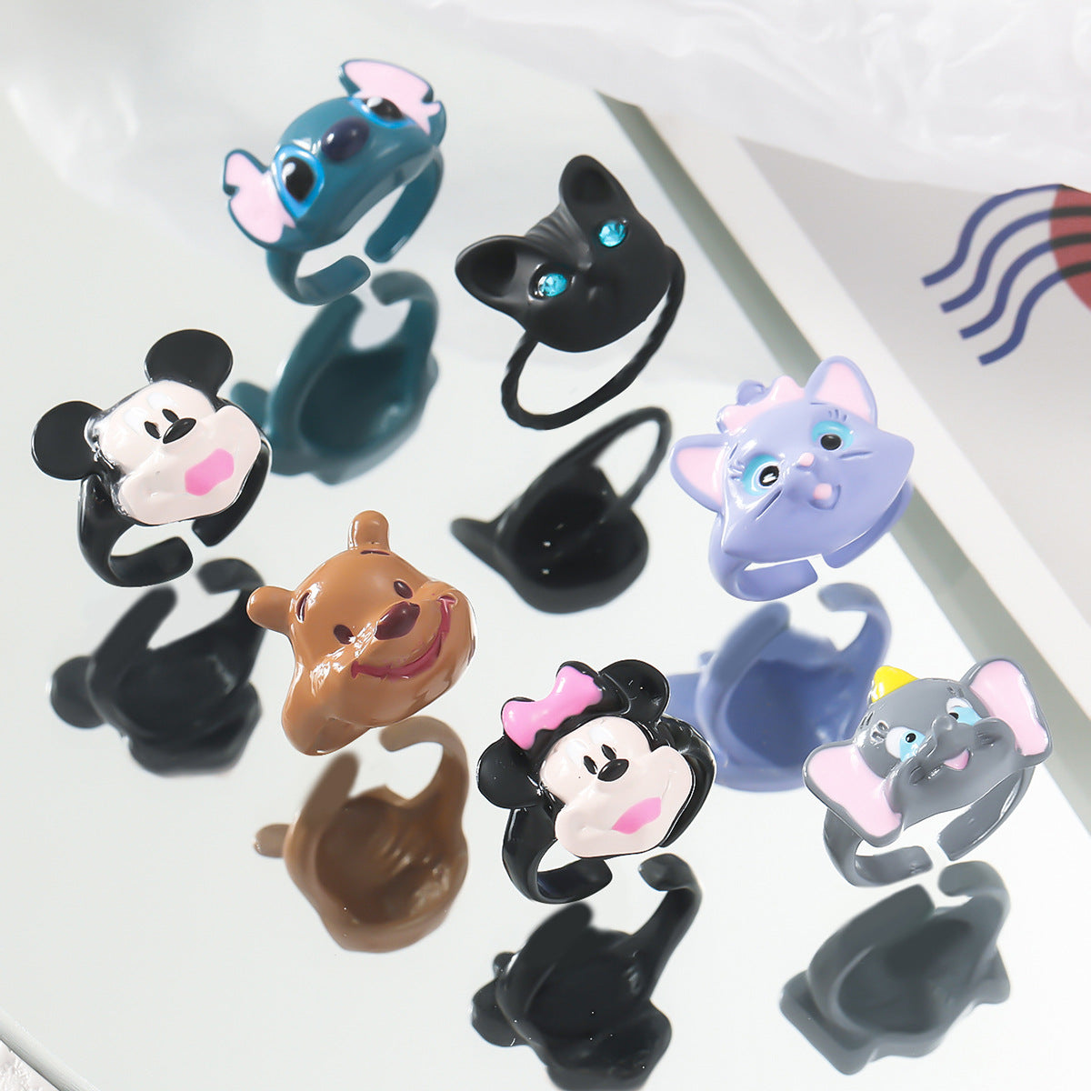 Cute Cartoon Animal Ring