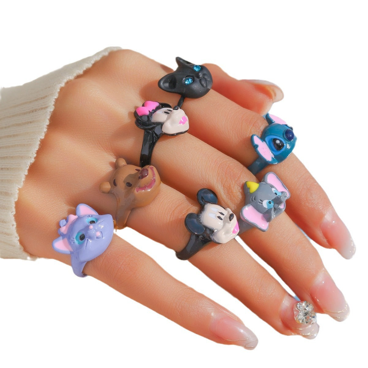 Cute Cartoon Animal Ring