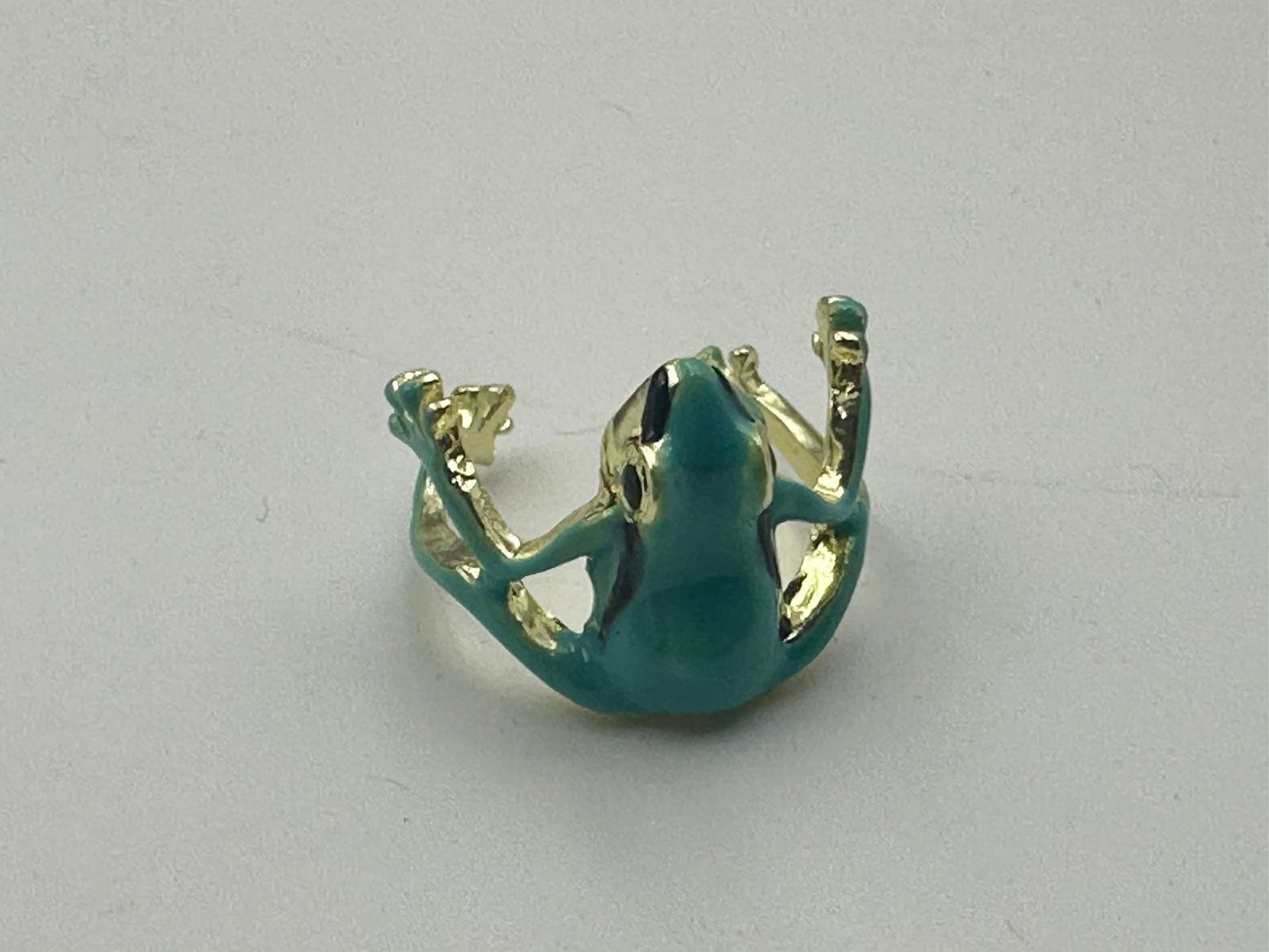 Fun & Quirky Adjustable Frog Finger Ring