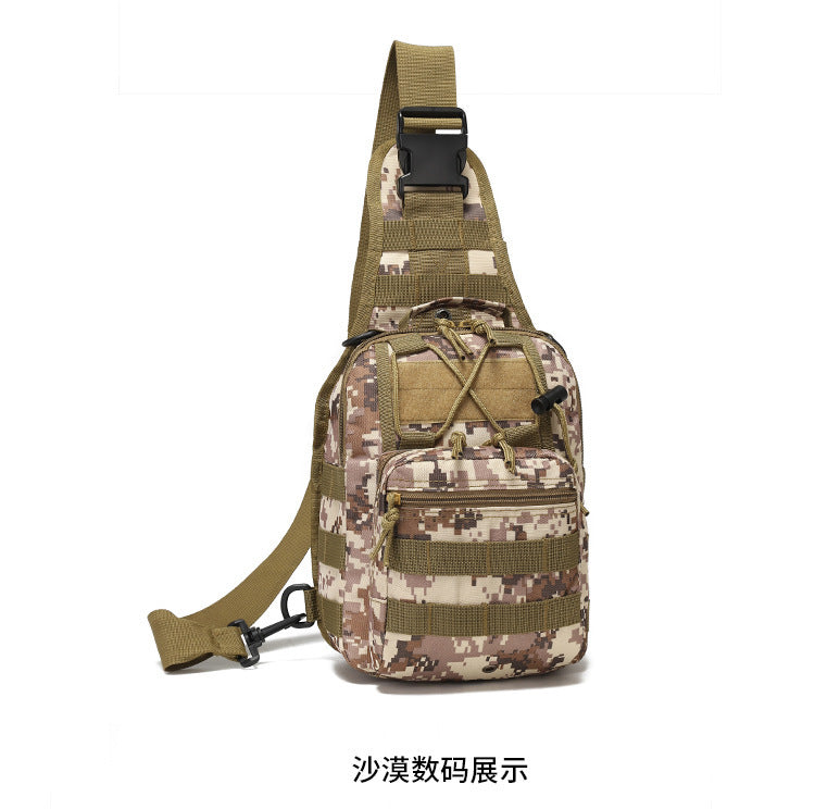 Oxford Cloth Cycling Bag Camouflage Outdoor Sports Small Chest Pannier Bag