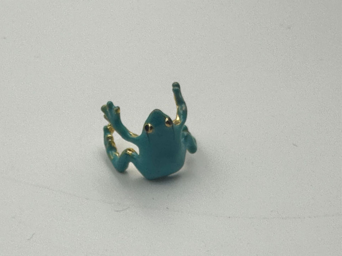 Fun & Quirky Adjustable Frog Finger Ring